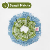 Tagi. Knitting Yarn Tassel Hair Scrunchie